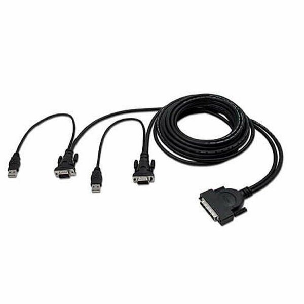 OmniView Dual-Port KVM Cable 6 ft USB, Belkin, Mfr#: F1D9401-06